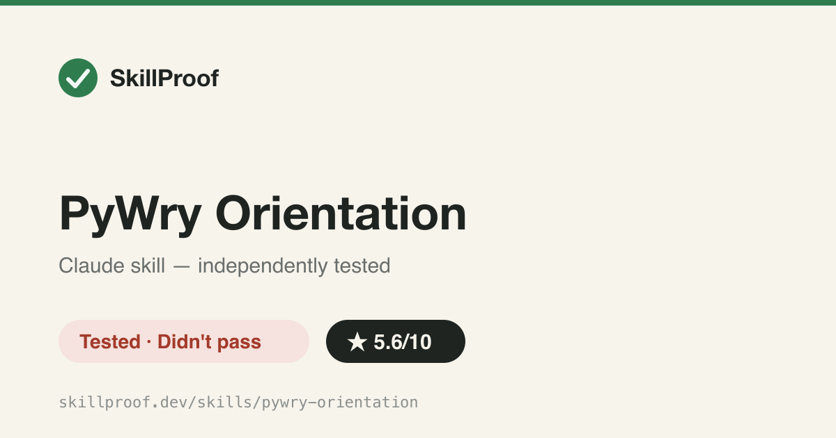 PyWry Orientation — Steers Claude to PyWry's MCP tools for Python UIs instead of Flask/Streamlit/Electron