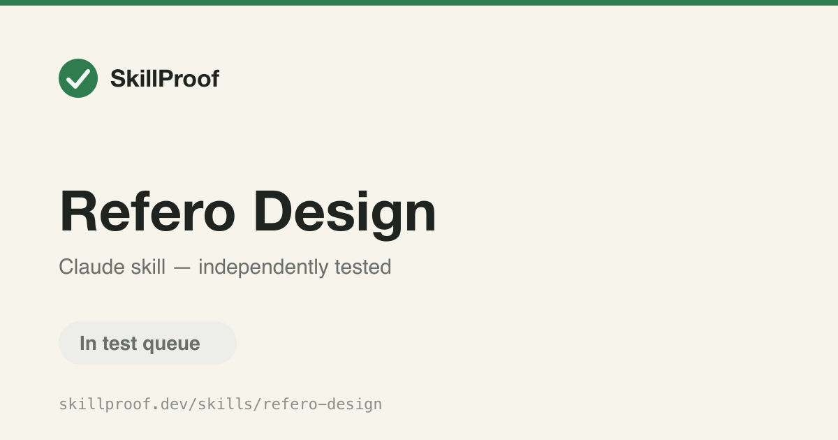Refero Design — Designs and polishes UI, from landing pages to dashboards, with research-first craft.