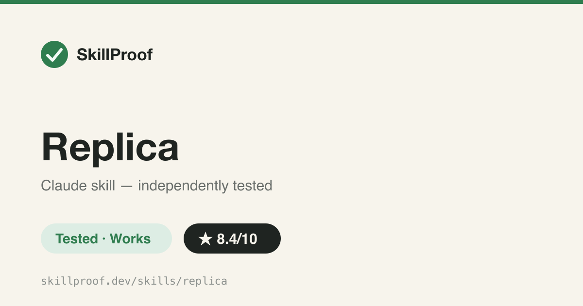 Replica — Turns a landing-page screenshot into an exact-hex, exact-Tailwind, copy-paste developer prompt for Bolt/Lovable/Cursor.