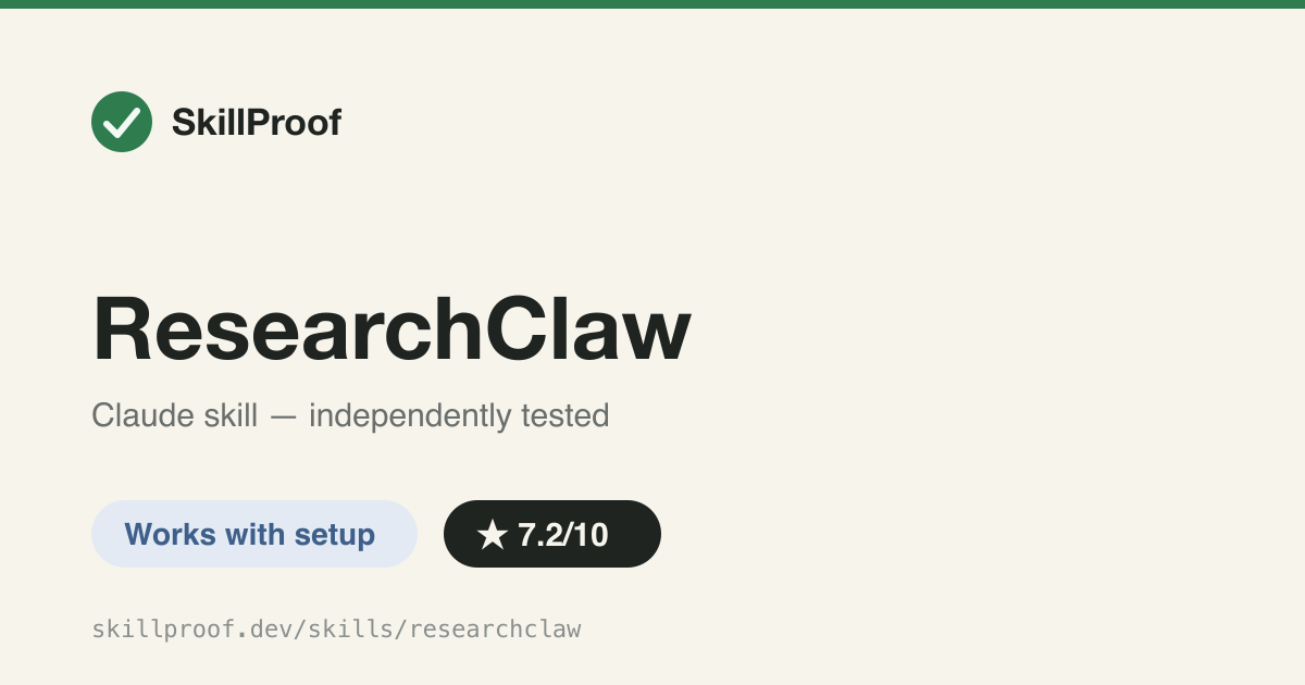 ResearchClaw — Sets up, runs, and debugs the AutoResearchClaw 23-stage autonomous paper-writing CLI pipeline.
