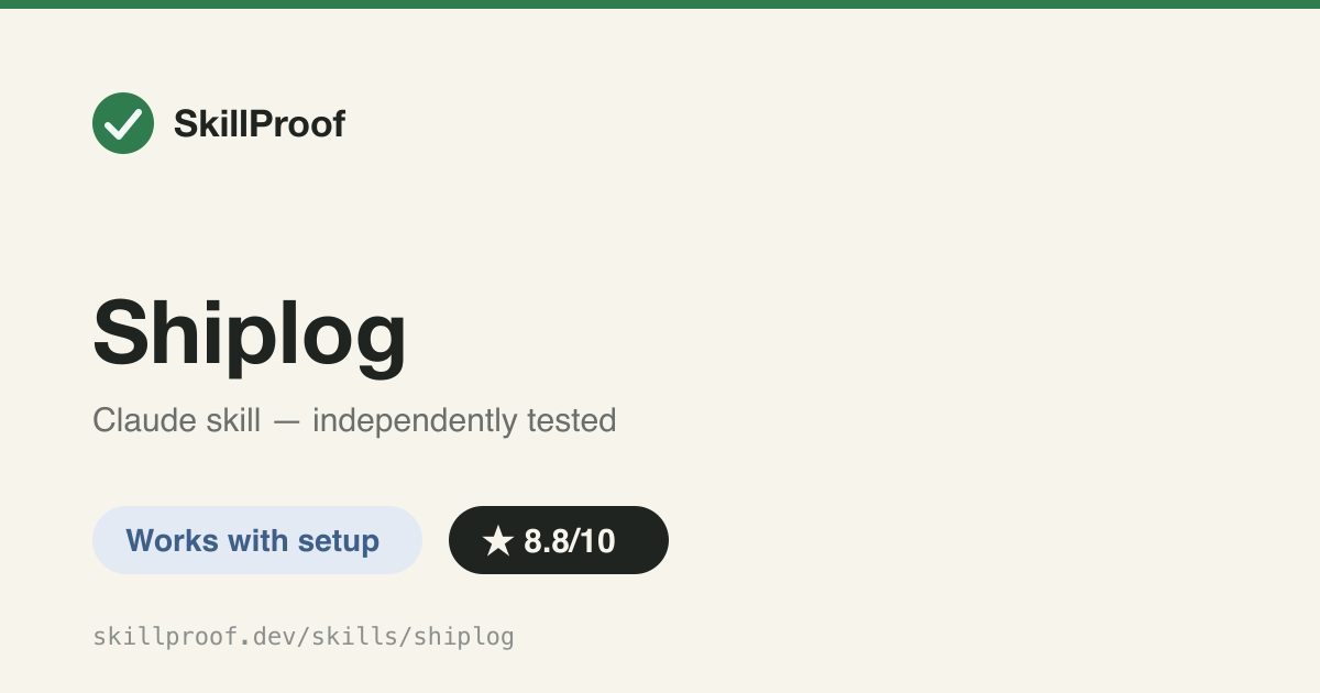 Shiplog — Turns GitHub issues/PRs into a signed, queryable knowledge graph of your work