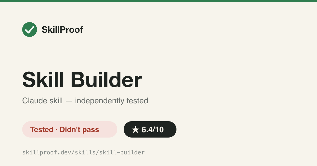Skill Builder — Routes docs/repo/PDF/video sources to the Skill Seekers MCP server to auto-build AI skills.