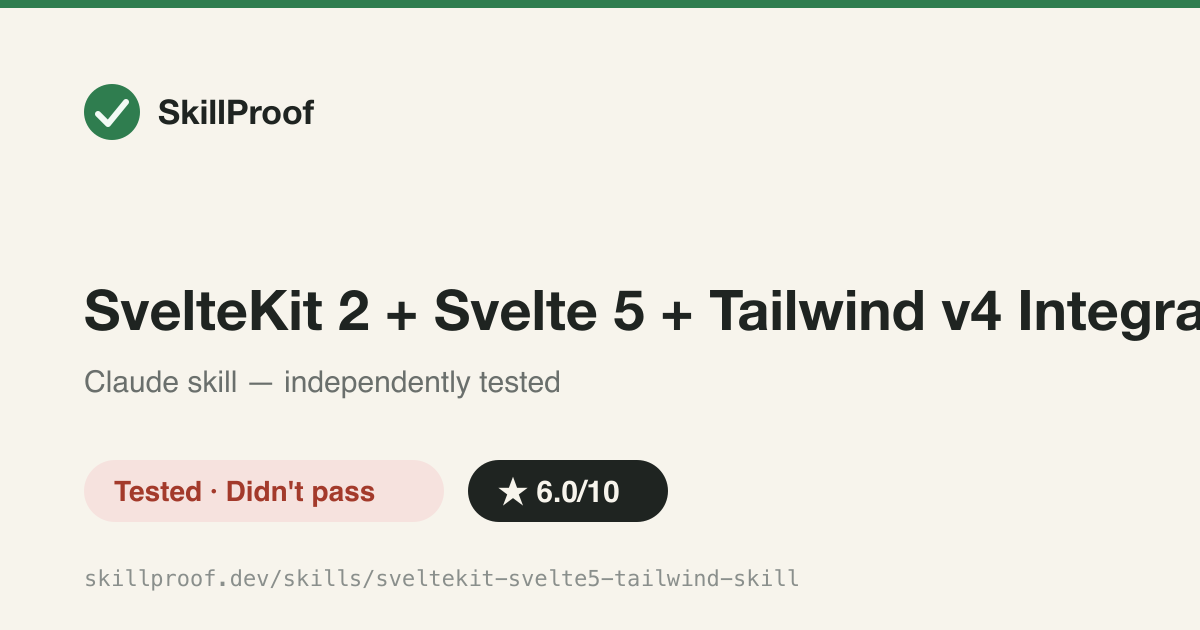 SvelteKit 2 + Svelte 5 + Tailwind v4 Integration — Bundled doc-search reference for SvelteKit 2, Svelte 5, and Tailwind v4