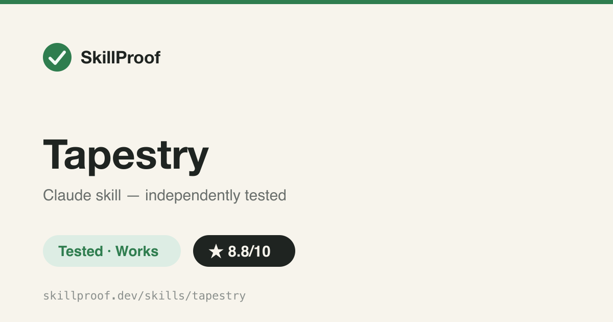 Tapestry — Turns shared URLs (Reddit, HN, X, Zhihu, Xiaohongshu, Weibo) into a dated, searchable local knowledge base.