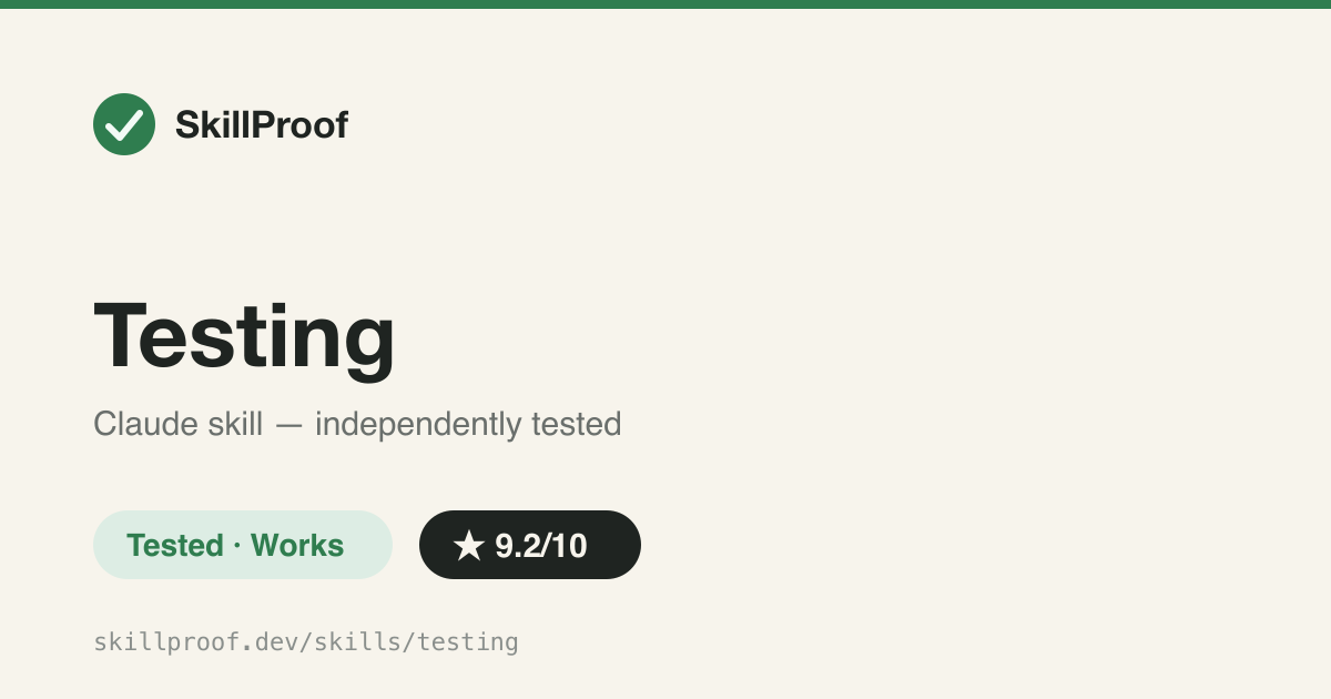 Testing — Writes layered tests with boundary/edge coverage, mocking rules, and flaky-test triage